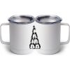 10 oz. White Stainless Steel Coffee Mug Thumbnail