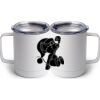 10 oz. White Stainless Steel Coffee Mug Thumbnail