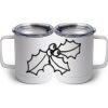 10 oz. White Stainless Steel Coffee Mug Thumbnail