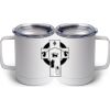 10 oz. White Stainless Steel Coffee Mug Thumbnail