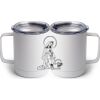 10 oz. White Stainless Steel Coffee Mug Thumbnail