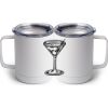 10 oz. White Stainless Steel Coffee Mug Thumbnail