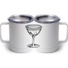 10 oz. White Stainless Steel Coffee Mug Thumbnail