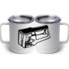 10 oz. White Stainless Steel Coffee Mug Thumbnail