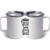 10 oz. White Stainless Steel Coffee Mug Thumbnail