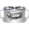 10 oz. White Stainless Steel Coffee Mug Thumbnail