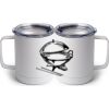 10 oz. White Stainless Steel Coffee Mug Thumbnail