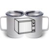 10 oz. White Stainless Steel Coffee Mug Thumbnail