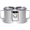 10 oz. White Stainless Steel Coffee Mug Thumbnail