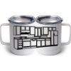 10 oz. White Stainless Steel Coffee Mug Thumbnail