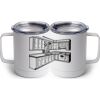10 oz. White Stainless Steel Coffee Mug Thumbnail