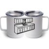 10 oz. White Stainless Steel Coffee Mug Thumbnail