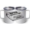 10 oz. White Stainless Steel Coffee Mug Thumbnail
