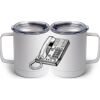 10 oz. White Stainless Steel Coffee Mug Thumbnail