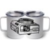 10 oz. White Stainless Steel Coffee Mug Thumbnail