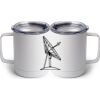 10 oz. White Stainless Steel Coffee Mug Thumbnail