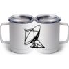 10 oz. White Stainless Steel Coffee Mug Thumbnail