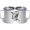 10 oz. White Stainless Steel Coffee Mug Thumbnail