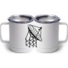 10 oz. White Stainless Steel Coffee Mug Thumbnail