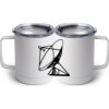 10 oz. White Stainless Steel Coffee Mug Thumbnail