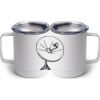 10 oz. White Stainless Steel Coffee Mug Thumbnail