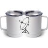 10 oz. White Stainless Steel Coffee Mug Thumbnail