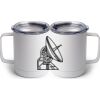 10 oz. White Stainless Steel Coffee Mug Thumbnail