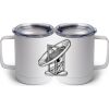 10 oz. White Stainless Steel Coffee Mug Thumbnail