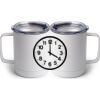 10 oz. White Stainless Steel Coffee Mug Thumbnail