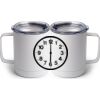 10 oz. White Stainless Steel Coffee Mug Thumbnail