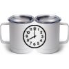 10 oz. White Stainless Steel Coffee Mug Thumbnail