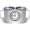 10 oz. White Stainless Steel Coffee Mug Thumbnail