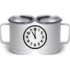 10 oz. White Stainless Steel Coffee Mug Thumbnail
