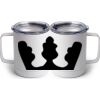 10 oz. White Stainless Steel Coffee Mug Thumbnail