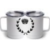 10 oz. White Stainless Steel Coffee Mug Thumbnail