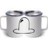 10 oz. White Stainless Steel Coffee Mug Thumbnail