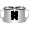 10 oz. White Stainless Steel Coffee Mug Thumbnail