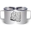 10 oz. White Stainless Steel Coffee Mug Thumbnail