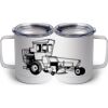 10 oz. White Stainless Steel Coffee Mug Thumbnail