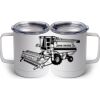 10 oz. White Stainless Steel Coffee Mug Thumbnail
