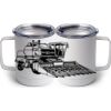 10 oz. White Stainless Steel Coffee Mug Thumbnail