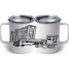 10 oz. White Stainless Steel Coffee Mug Thumbnail