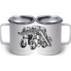 10 oz. White Stainless Steel Coffee Mug Thumbnail
