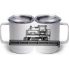 10 oz. White Stainless Steel Coffee Mug Thumbnail