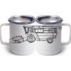 10 oz. White Stainless Steel Coffee Mug Thumbnail