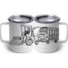 10 oz. White Stainless Steel Coffee Mug Thumbnail