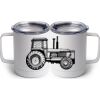 10 oz. White Stainless Steel Coffee Mug Thumbnail