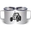10 oz. White Stainless Steel Coffee Mug Thumbnail