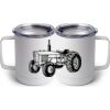 10 oz. White Stainless Steel Coffee Mug Thumbnail