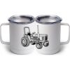 10 oz. White Stainless Steel Coffee Mug Thumbnail